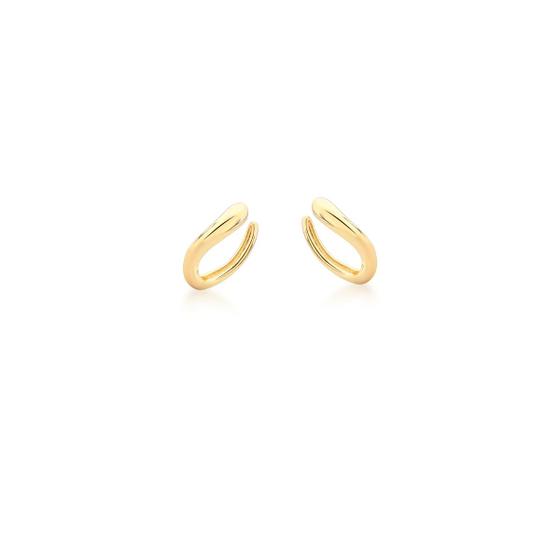 Imagem de Piercing Encaixe Liso Trabalhado Banhado a Ouro