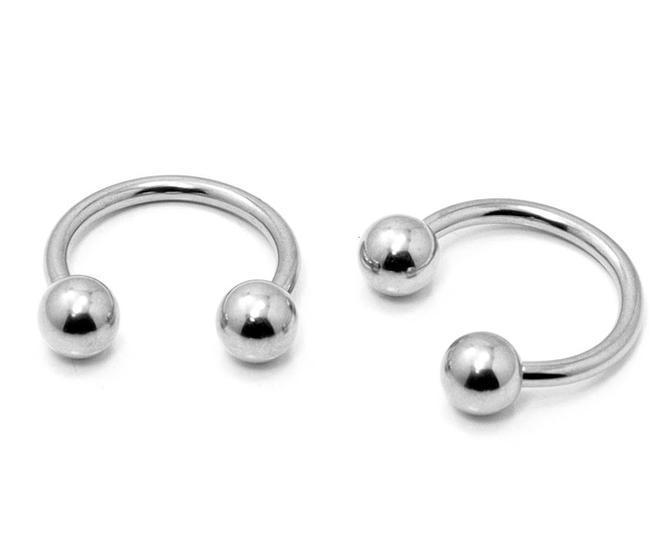 Imagem de Piercing Ferradura Aço Cirúrgico 1.6mm