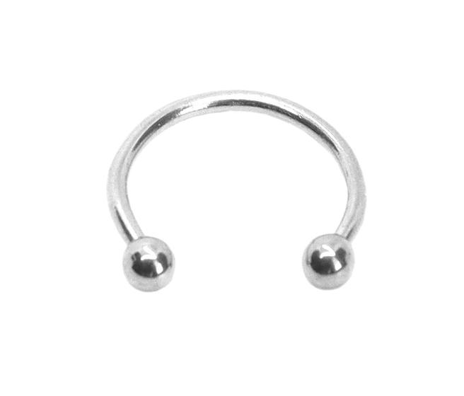 Imagem de Piercing Ferradura Aço Cirúrgico 1mm Nariz