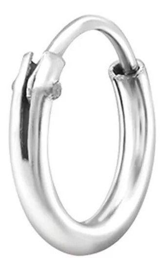 Imagem de Piercing Orelha Cartilagem Prata 925 8mm Argola  Ref Arg10