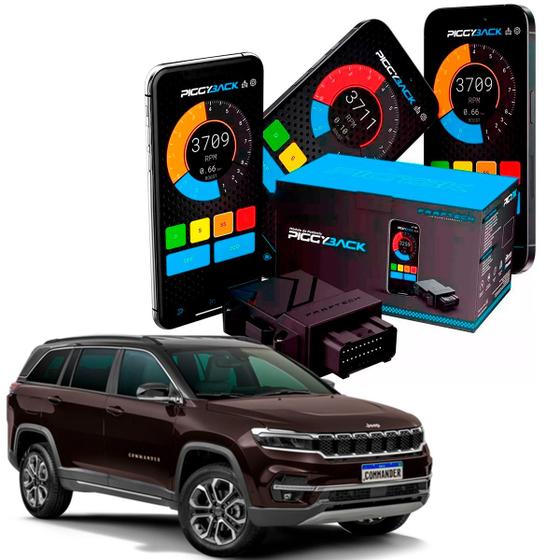 Imagem de PiggyBack Modulo Chip Aumento Potencia Torque One Motor Turbo Stage Bluetooth Jeep Commander 2.0 TD