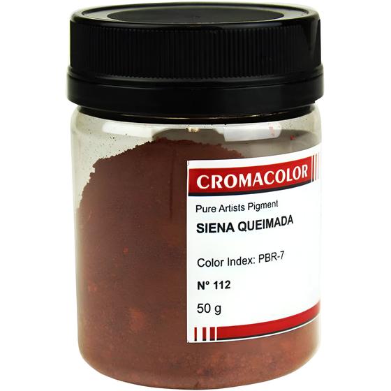 Imagem de Pigmento Artistico Puro Cromacolor 112 Siena Queimada 50g