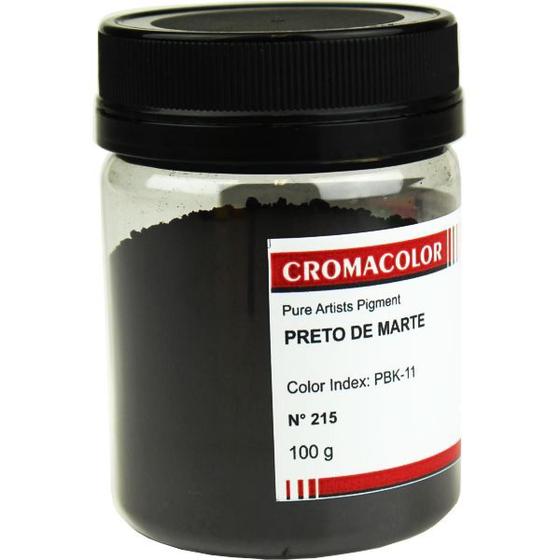 Imagem de Pigmento Artistico Puro Cromacolor 215 Preto De Marte 100G