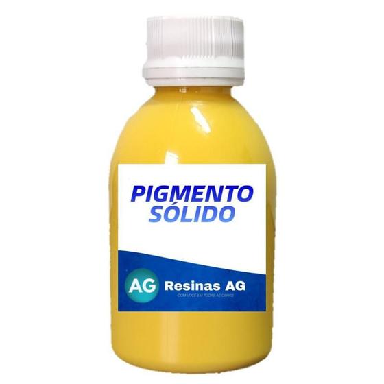 Imagem de Pigmento De Artesanato Para Resina Epóxi - Amarelo (100G)