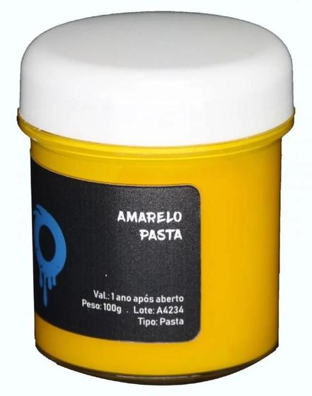 Imagem de Pigmento Em Pasta Para Resina Epoxi 100 Gr - Amarelo Opaco