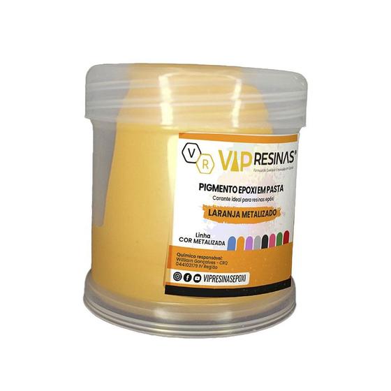 Imagem de Pigmento Epóxi P/Resina Pasta 50g Cor Metalizada Vipresina