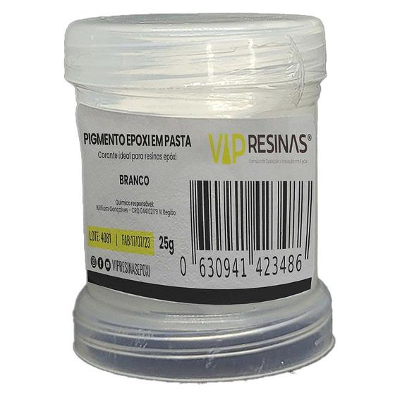 Pigmento Epóxi P/Resina Pasta Cores Sólidas 25g Vip Resinas