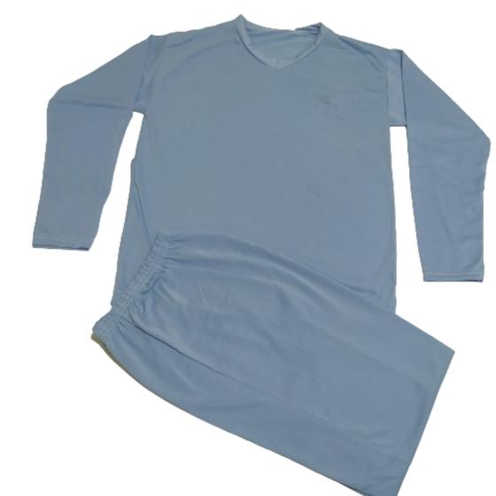 Pijama adulto masculino longo camisa e calça comprida Menor preço em Pijama adulto masculino longo camisa e calça comprida