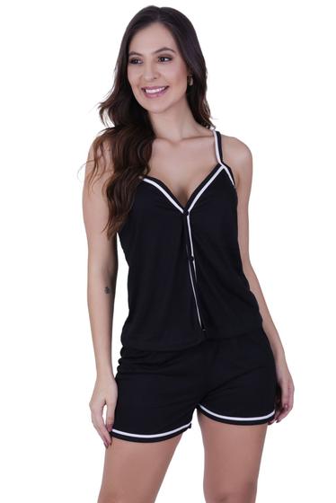 Pijama Amamentação Alça Botão c13 PIJAMA DAYSE BY TINA MODAS