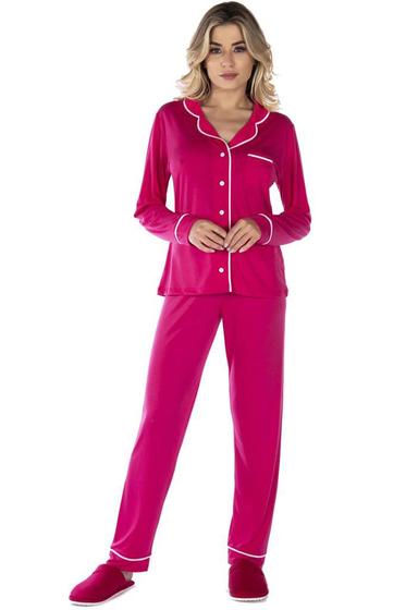 Imagem de Pijama Americano Meia Malha Feminino LUXO