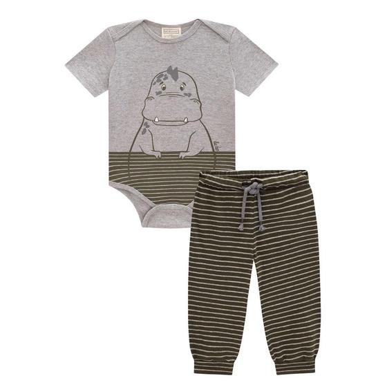 Imagem de Pijama Bebê Body Calça Em Confort Baby Dino Luc.Boo