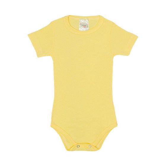 Imagem de Pijama Body Amarelo Ribana Canelada - Izitex