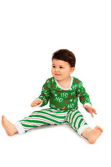 Imagem de Pijama Body Baby Longo Natal HoHo Green