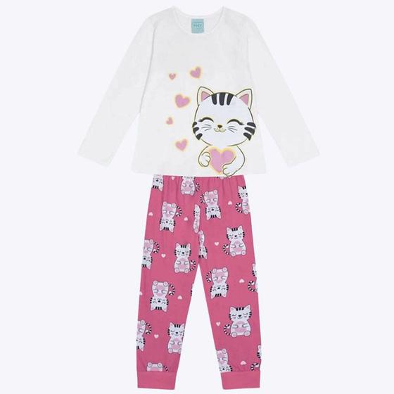 Imagem de Pijama Brilha no Escuro Infantil Feminino Kyly 1000157