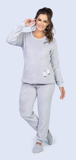 Imagem de Pijama Cia do corpo 5426 Fleece Adulto.