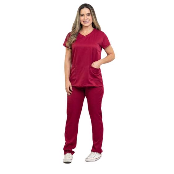 Imagem de Pijama Cirúrgico Conjunto Hospitalar-unissex-scrub-Gabardine PH - S