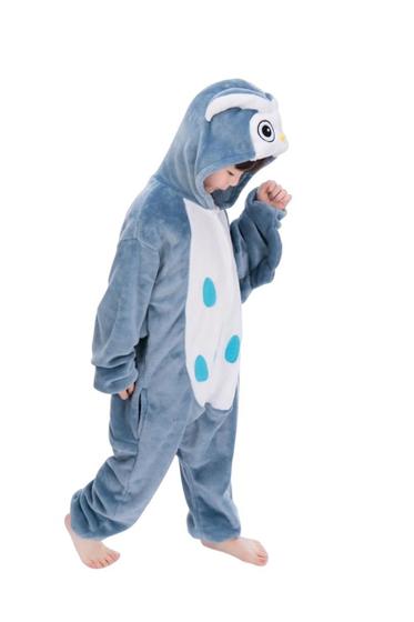 Imagem de Pijama Coruja Infantil Kigurumi Macacão Fantasia