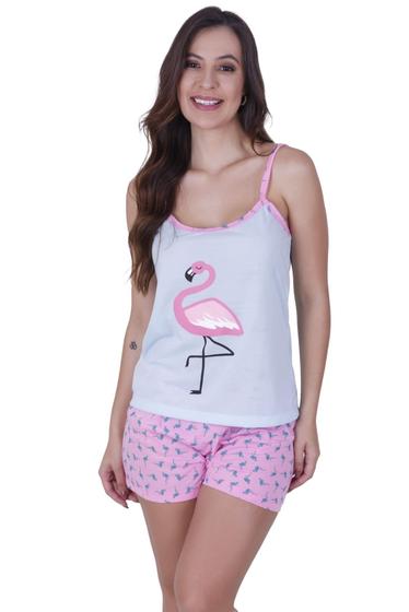 Imagem de Pijama Curto Estampado Feminino - BICHINHO CURTO