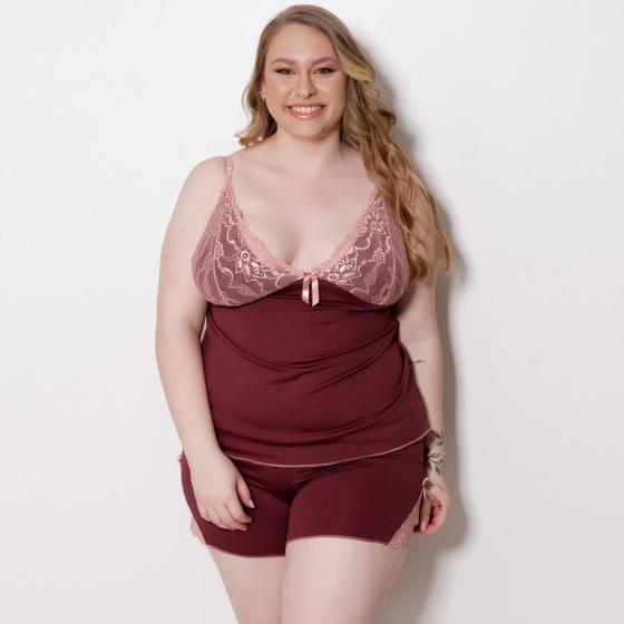 Imagem de Pijama Curto Plus Size