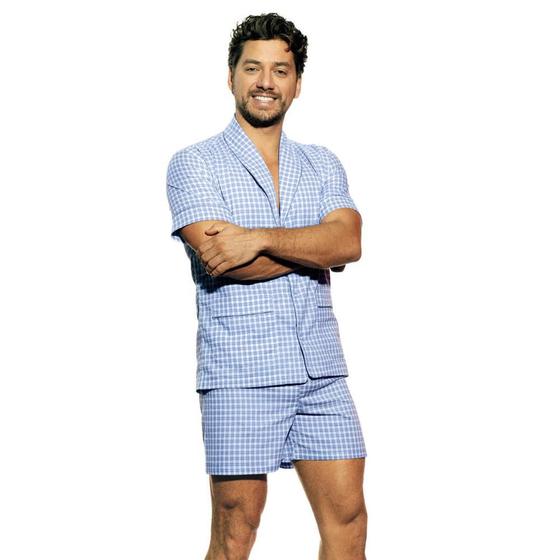 Imagem de Pijama Curto Presidente PC173 Masculino - Plus Size