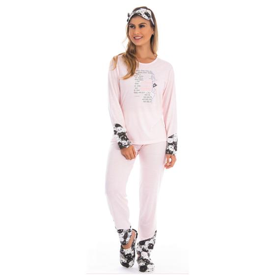 Imagem de Pijama feminino de inverno COMPOSÊ Victory