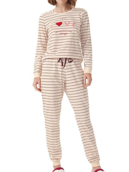 Imagem de Pijama Feminino Longo Cor com Amor 13463