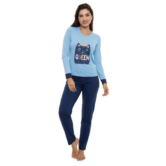 Imagem de Pijama Feminino Longo Queen Doce Luar 5612