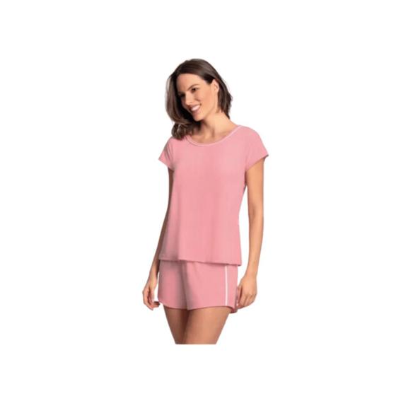 Imagem de Pijama Feminino Short Doll Camiseta e shorts Lupo