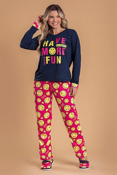 Imagem de Pijama Feminino Smile Have More Fun