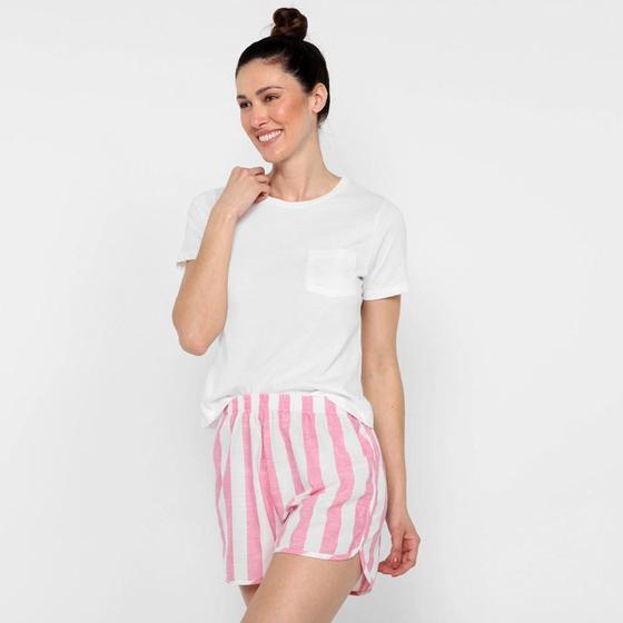 Imagem de Pijama Hering Curto C/ Bolso Feminino