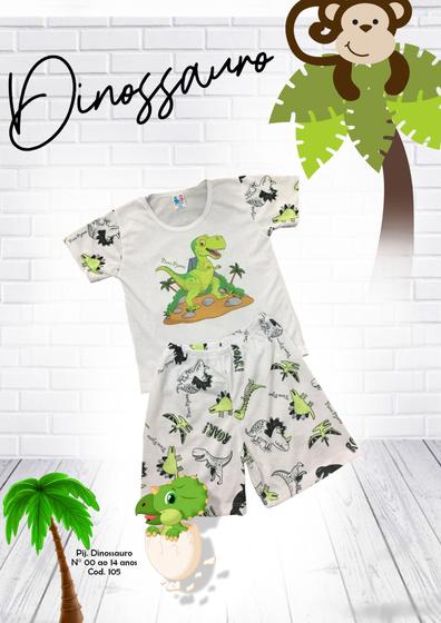 Imagem de Pijama infantil curto Dinossauro 