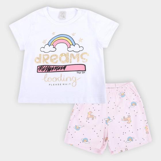 Imagem de Pijama Infantil Curto Pingo Lele Dreams Feminino