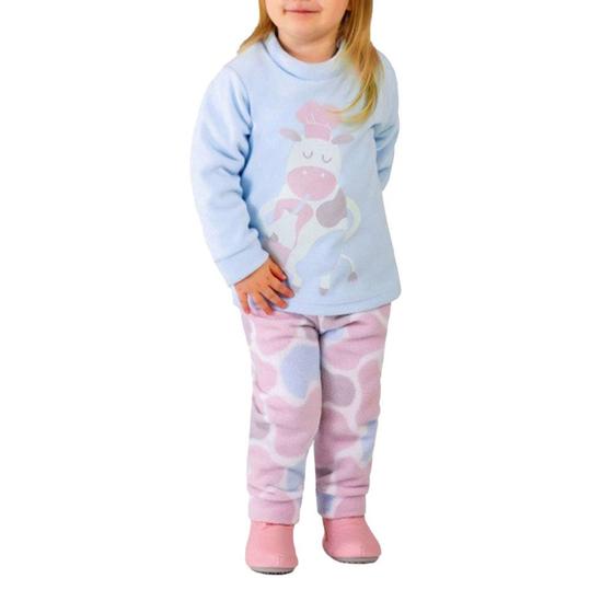 Imagem de Pijama Infantil Feminino Dedeka Soft Vaquinha Mimosa Brilha