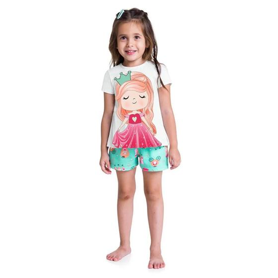 Imagem de Pijama Infantil Feminino Princesa 112223 Kyly