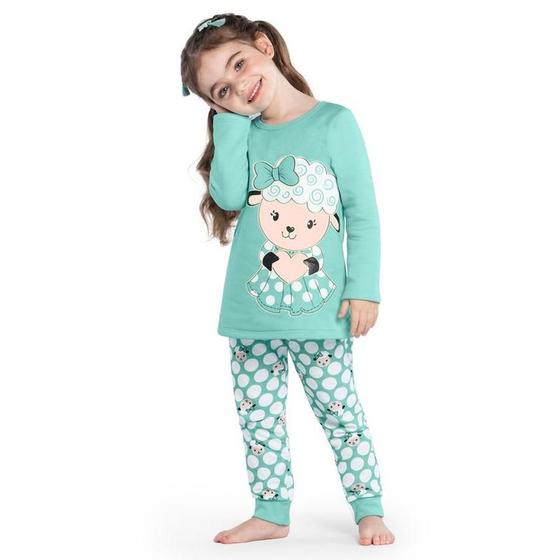 Imagem de Pijama infantil - feminino - tamanho 1 ao 3  1000159 - kyly 