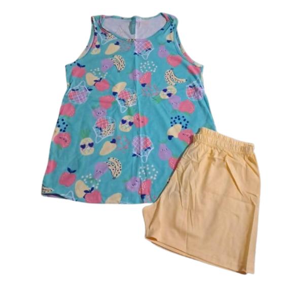 Imagem de Pijama infantil juvenil menina verão curto Malwee Kids