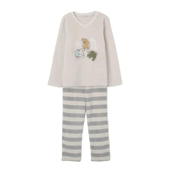 Imagem de Pijama Infantil Longo Estampado Em Fleece