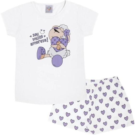 Imagem de Pijama Infantil Menina Good Night By Pulla Bulla Ref. 200212