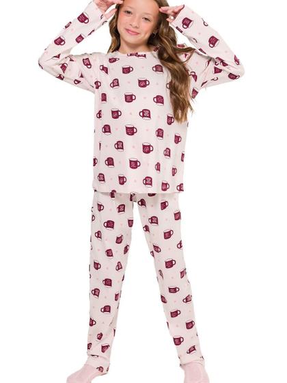 Imagem de Pijama Infantil Menina Longo Espaço Pijama 4050020