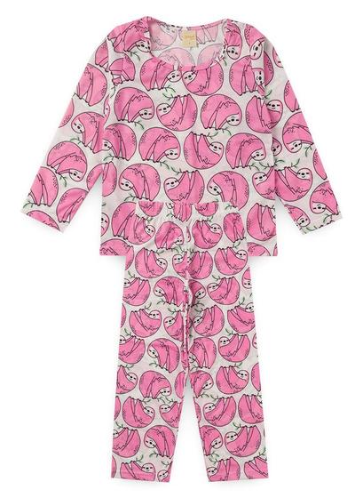 Imagem de Pijama Infantil Menina Longo Preguiça