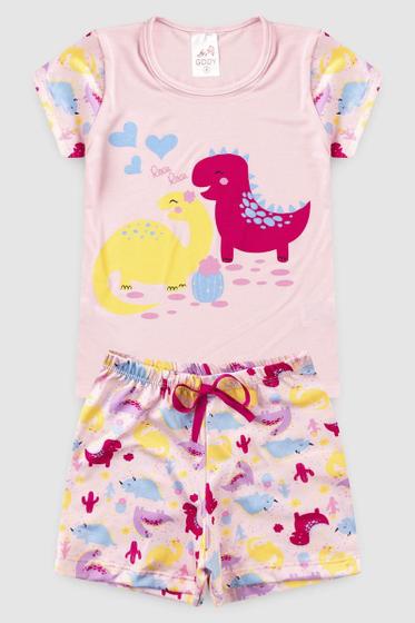 Imagem de Pijama Infantil Menina Roar Roar Dino