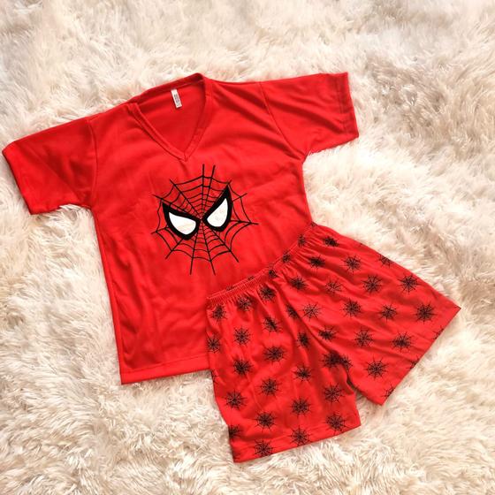 Imagem de Pijama Infantil Menino Manga curta e short Super Homem Heroi