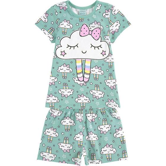 Imagem de Pijama Infantil Nuvem Brilha no Escuro 111006 - Kyly