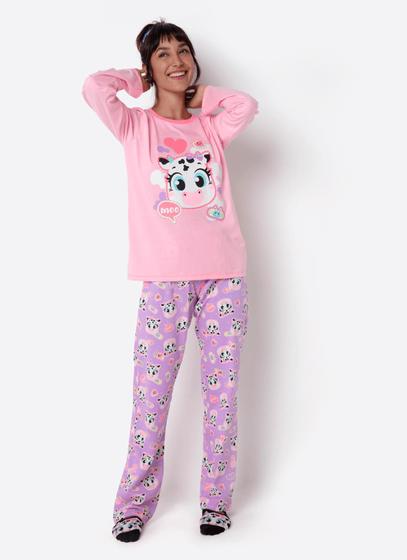 Imagem de Pijama Inverno Adulto Vaca Patches - PUKET