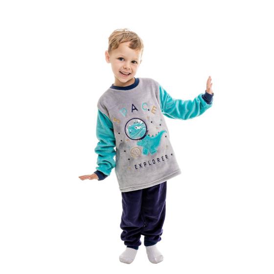 Imagem de Pijama Inverno Fleece Infantil Meninos