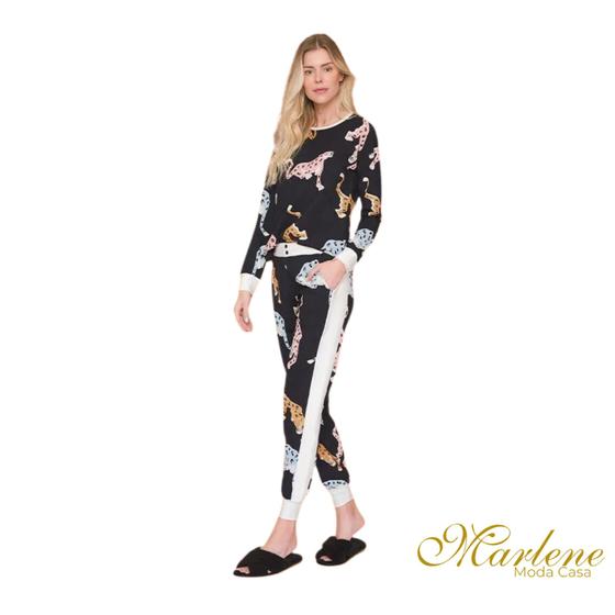 Imagem de Pijama Jogger Color Panther