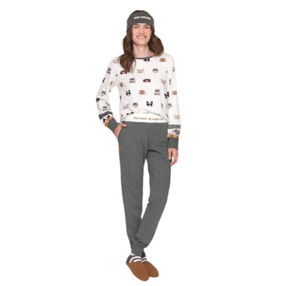 Imagem de Pijama Jogger Free Dogs Malha Sublime Touch