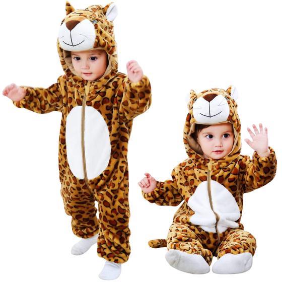 Imagem de Pijama Kigurumi Macacão Pelucia Inverno Infantil Bichinhos