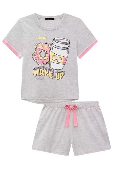 Imagem de Pijama Lilimoon feminino 100% algodão com shorts