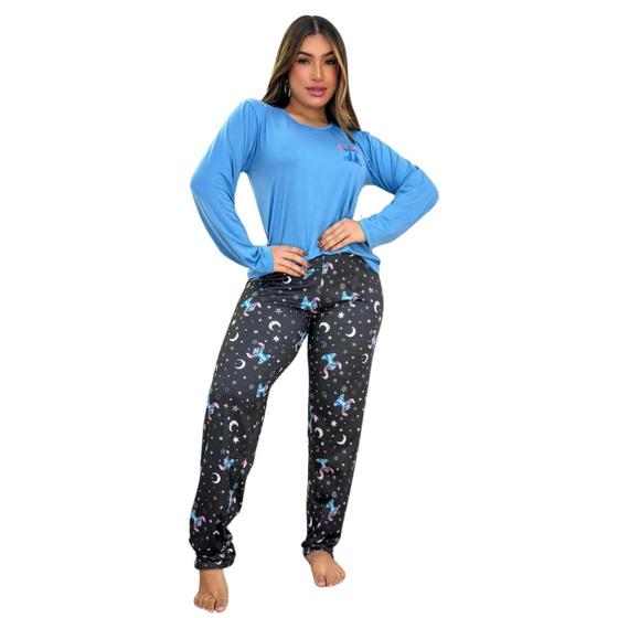 Imagem de Pijama Longo Inverno Estampado